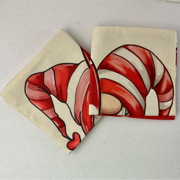 Gnome Couple Heart Happy Valentine’s Day Decorative Throw Pillow Covers 2 Pc Set - Picture 8 of 17